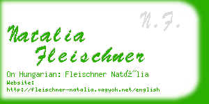 natalia fleischner business card